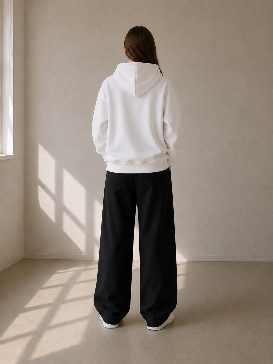 Essential Signature Hoodie 에디토리얼 컷